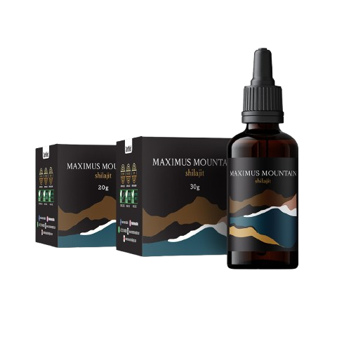 Maximus Mountain Shilajit (20g + 30g + Dropper)